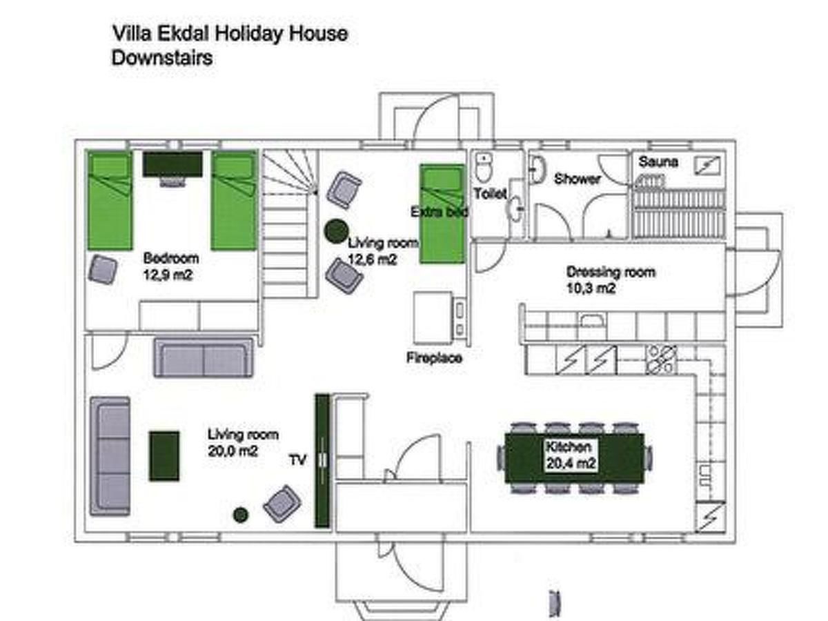 Дома для отпуска Holiday Home Villa ekdal Кустави-35